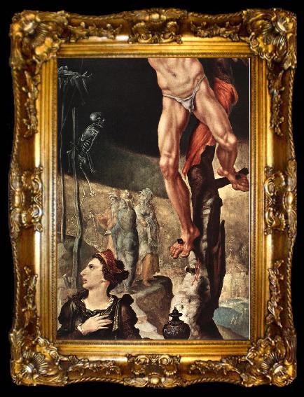 framed  HEEMSKERCK, Maerten van Crucifixion (detail) sg, ta009-2